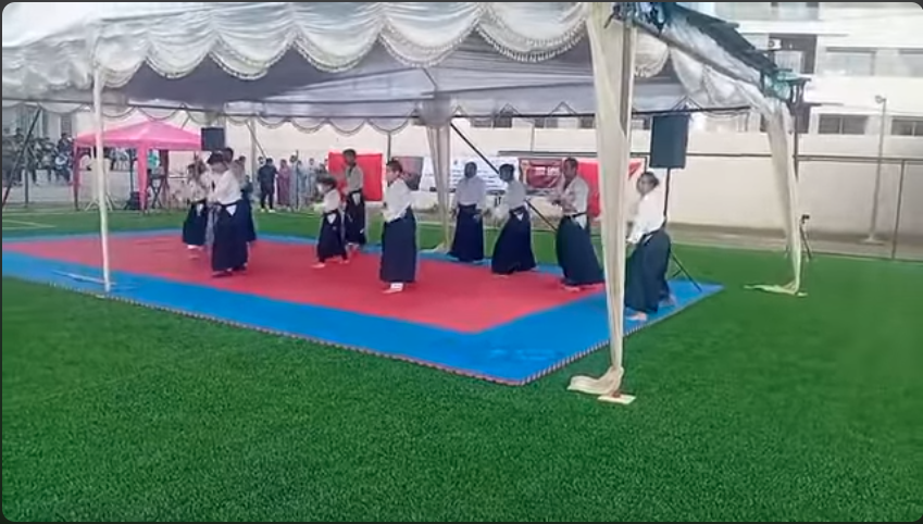 عرض رياضي للايكيدو بسوسيو رياضي بسلا الجديدة